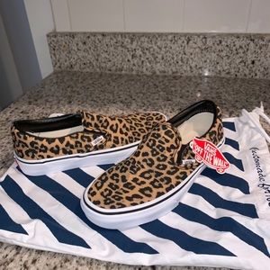BRAND NEW Cheetah Print Vans